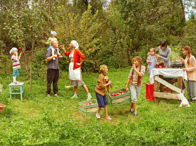 Из жизни многодетной семьи села Абрау-Дюрсо